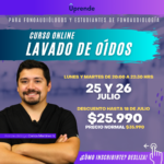 Lavado de Oídos y Otoscopía - Curso Online 25 y 26 de Julio