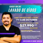Lavado de Oídos y Otoscopía - Curso Online 7 y 8 de Octubre