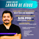 Lavado de Oídos y Otoscopía - Curso Online 03 y 04 Marzo 25